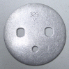 Throttle Blade, 1.6875\" - Holley (Thin) Stainless w/.152\" Bypass