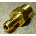 Spark Hole Fitting - 1/8" Pipe Thread x 3/16 Nipple 2