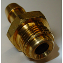 9/16"-24 x 5/16" Barbed Nipple 2