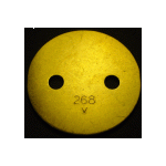 Throttle Blade, 1.562" - Holley Brass