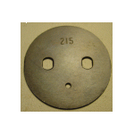 Throttle Blade, 1.687" - Holley (Thin) w/.093 bypass