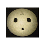 Throttle Blade, 1.750" - Holley Stainless w/.110" Bypass