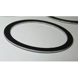7/8&quot; Inlet Fitting Gaskets - Rubber Coated Aluminum, 5 pack 2