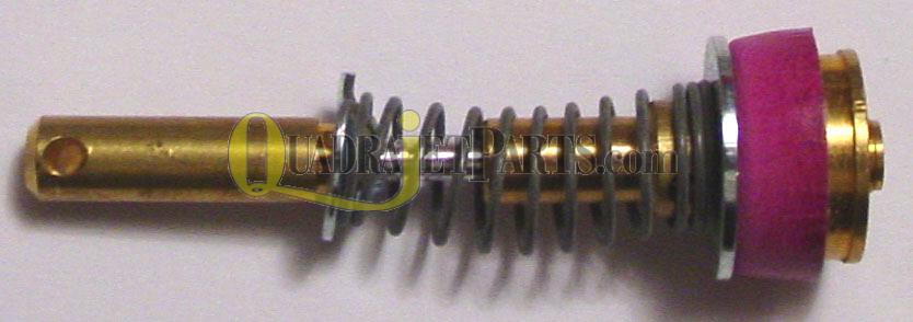 AFB Accelerator Pump Plunger, 23/32" Leather Cup (Length: 2.475")