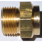 5/8"-20 x 1/2"-20 Fuel Inlet Fitting, .350" Extended Threads 2